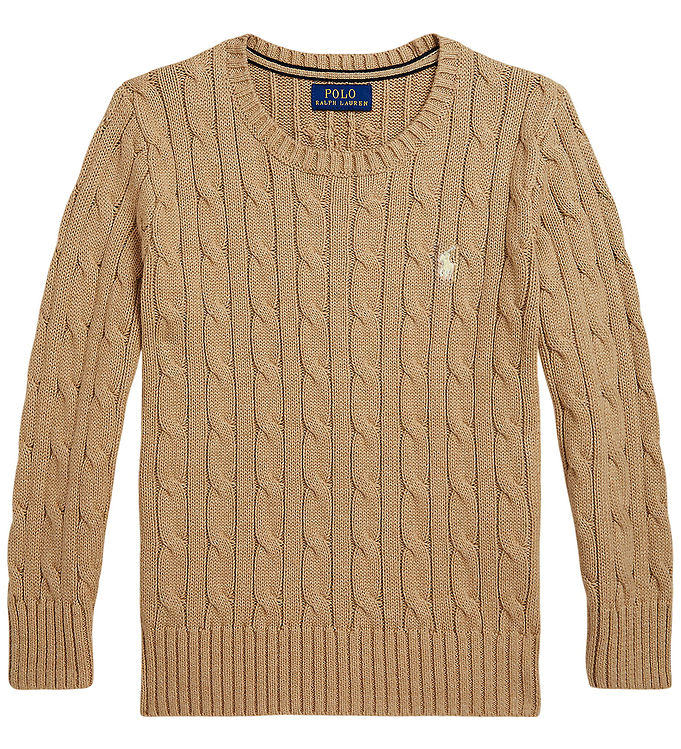 Polo Ralph Lauren Bluse - Strik - Classic Camel Heather