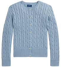 Polo Ralph Lauren Cardigan - Chambray Blue/ Metallic