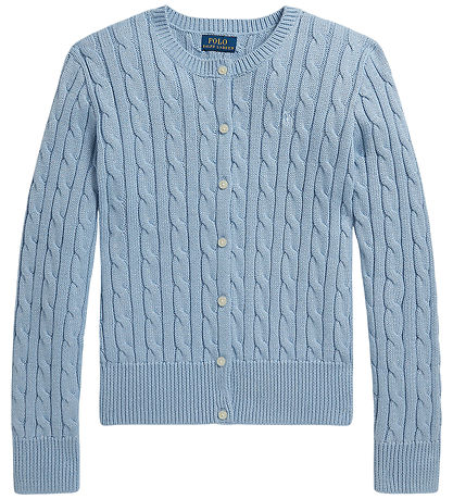 Polo Ralph Lauren Cardigan - Chambray Blue/ Metallic