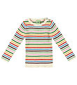 FUB Bluse - Strik - Rib - Multifarvet m. Striber