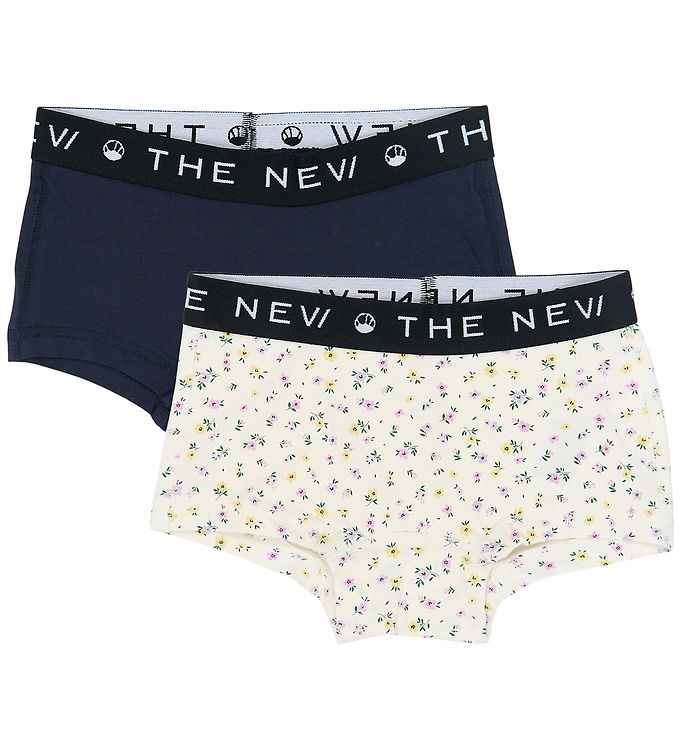 The New Hipsters - 2-pak - Navy Blazer/Hvid m. Blomster