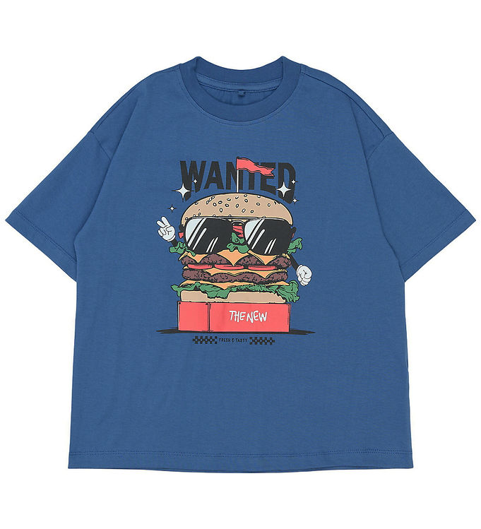 The New T-shirt - TnSteve - True Blue m. Burger