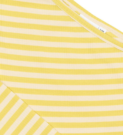 The New Top - TnMoore One Shoulder - Dusky Citron Striped