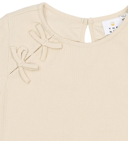 The New Bluse - Rib - TnSigga - Gardenia