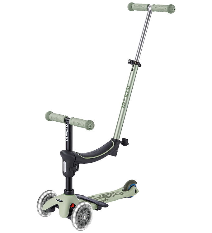 Micro Løbehjul - Mini2grow Deluxe Magic LED 2.0 - Olive Sage