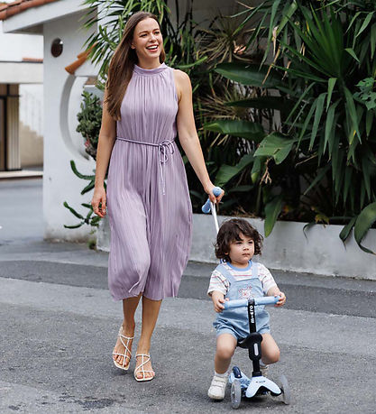 Micro Løbehjul - Mini Deluxe LED - Rock & Go - Ocean Slate