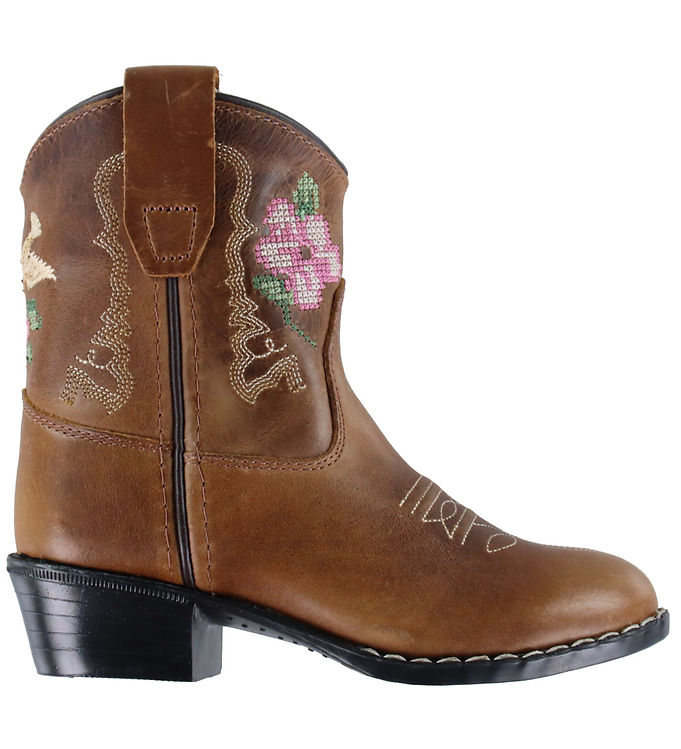 COWBOY STØVLER LAVT SKAFT - COGNAC LEATHER - COGNAC LEATHER / 32