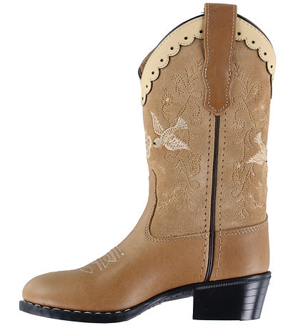 Copenhagen Colors Støvler - Cowboy - Beige Suede