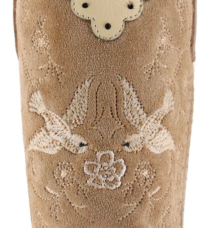 Copenhagen Colors Støvler - Cowboy - Beige Suede