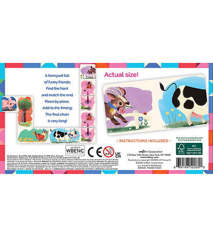 Eeboo Spil - Domino - Bondegården