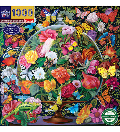 Eeboo Puslespil - 1000 Brikker - Butterfly Sea Life
