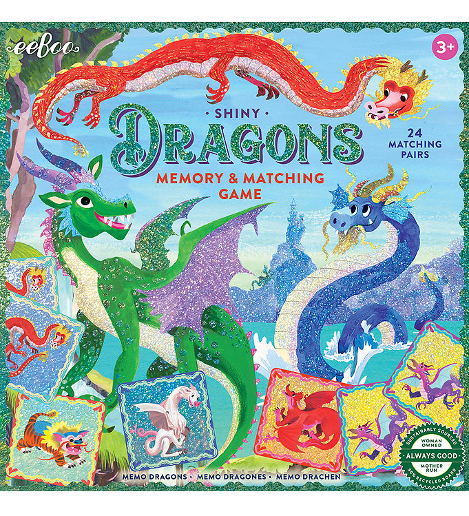 Eeboo Vendespil - Drager og Glimmer