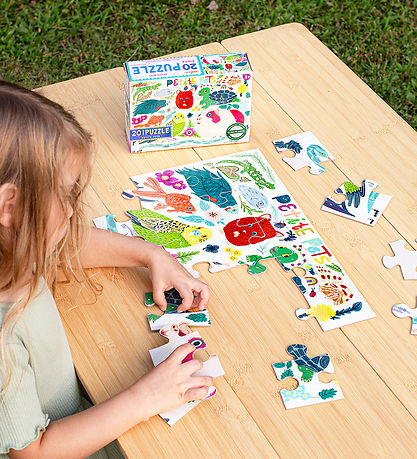 Eeboo Puslespil - 20 Brikker - Små Kæledyr