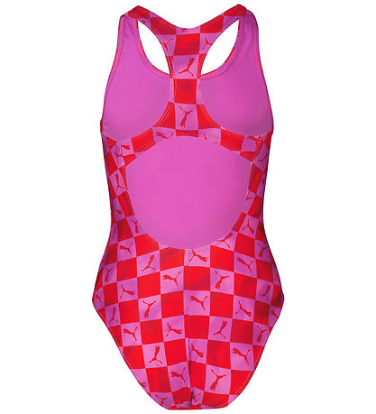 Puma Badeanzug - Elektrisch Orchid/Rot