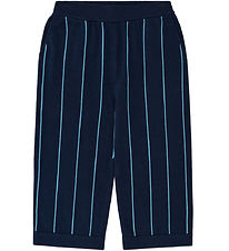 FUB Bukser - Dark Navy/Sea m. Striber