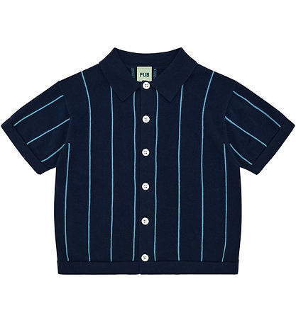 FUB T-shirt - Strik - Dark Navy/Sea