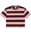FUB T-shirt - Strik - Candy/Maroon