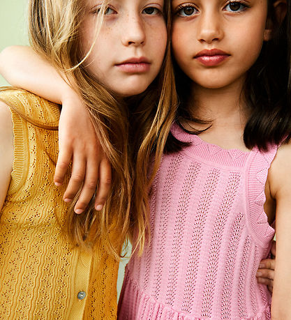 FUB Top - Strik - Butter m. Hulmønster