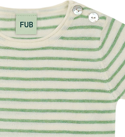 FUB Body k/æ - Strik - Ecru/Apple Melange