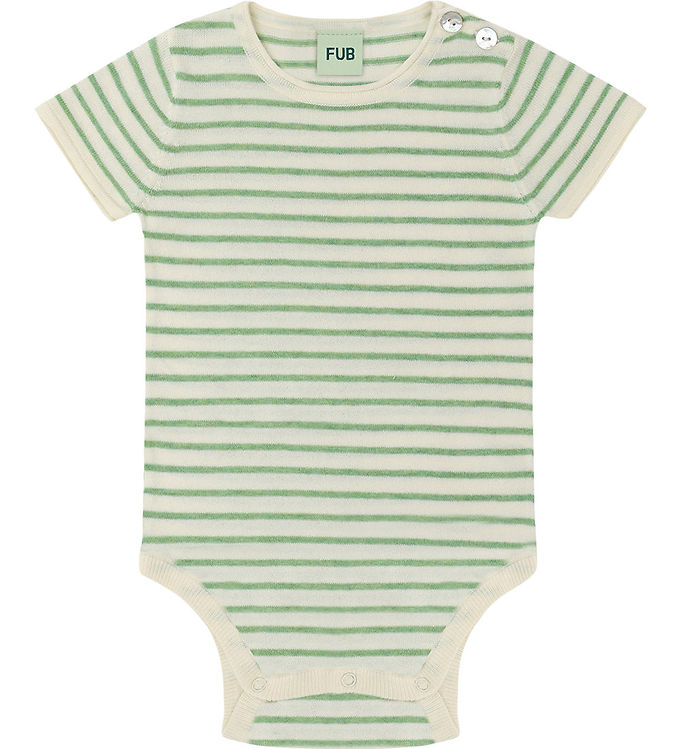 FUB Body k/æ - Strik - Ecru/Apple Melange