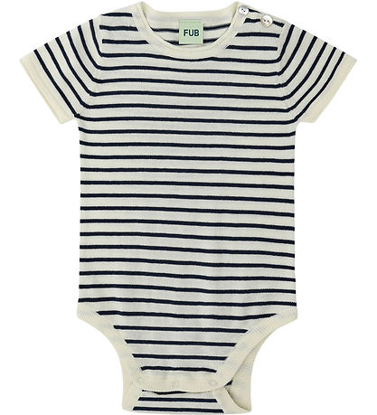 FUB Body k/æ - Strik - Ecru/Dark Navy