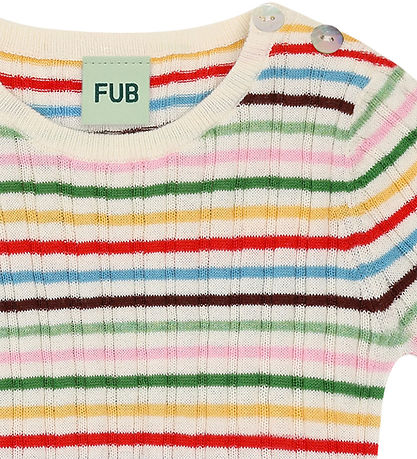 FUB Body k/æ - Rib - Multifarvet m. Striber