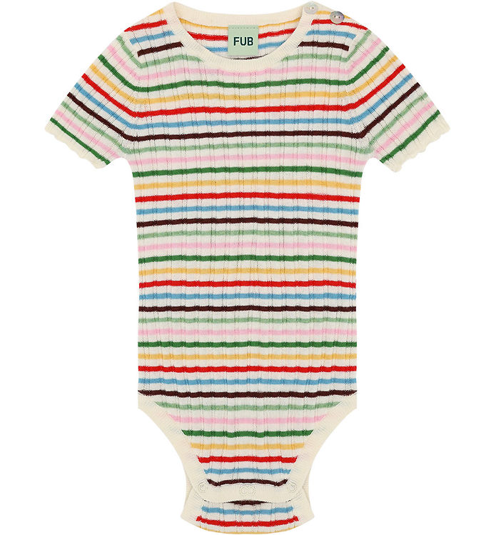 FUB Body k/æ - Rib - Multifarvet m. Striber