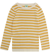 FUB Bluse - Rib - Ecru/Butter