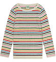 FUB Bluse - Rib - Multifarvet m. Striber