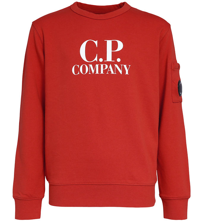 C.P. Company Sweatshirt - Rød m. Hvid