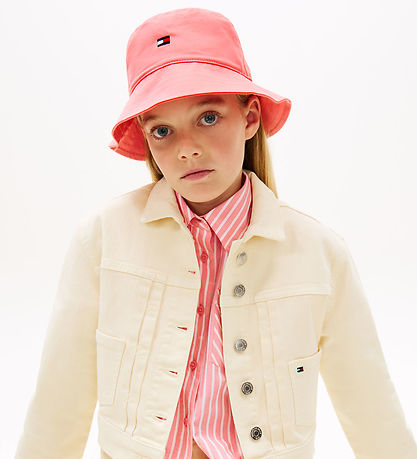 Tommy Hilfiger Bøllehat - Tropical Blush Pink