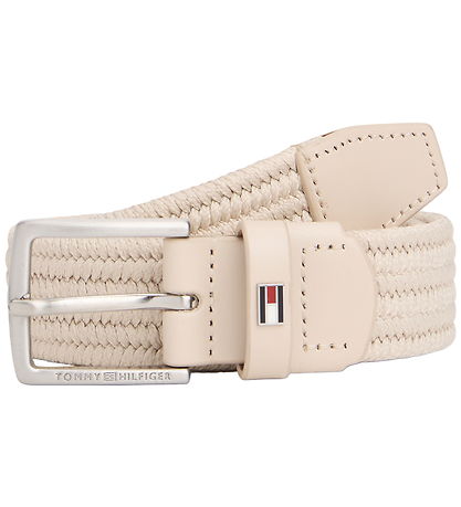 Tommy Hilfiger Bælte - Braided - Classic Beige