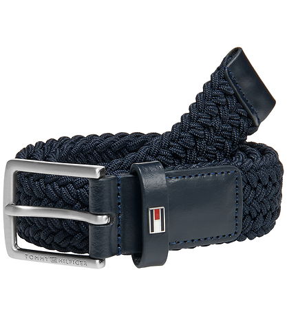 Tommy Hilfiger Bælte - Braided - Space Blue