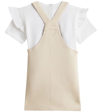Tommy Hilfiger Kjole - Dungaree - Classic Beige