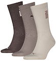 Puma Socks - 3-Pack - Neutral/Brown