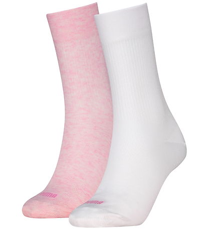 Puma Strømper - 2-pak - Hvid/Pink