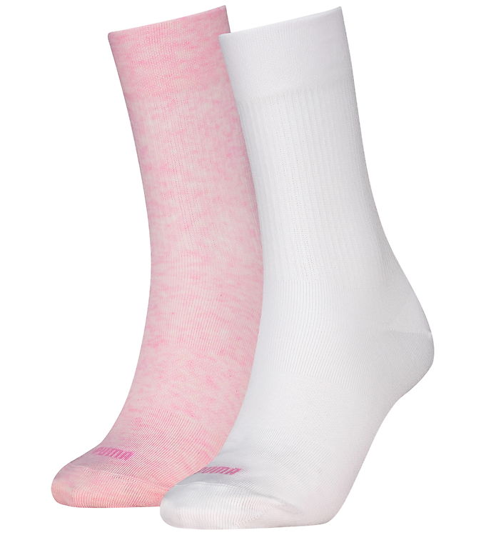 Puma Strømper - 2-pak - Hvid/Pink