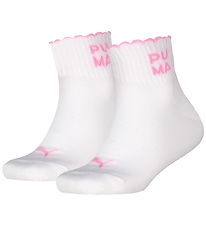 Puma Strømper - 2-pak - Hvid/Pink