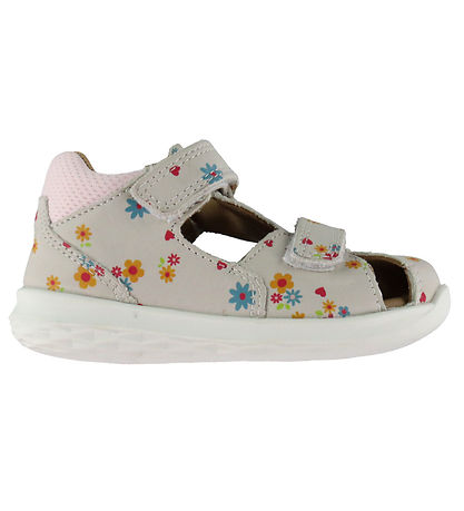 Superfit Sandaler - Bumblebee - Hvid m. Blomster