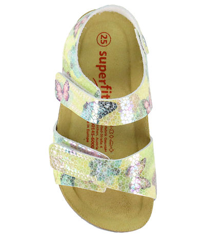 Superfit Sandaler - Bios Flex - Gul m. Sommerfugle