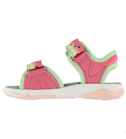 Superfit Sandaler - Pebbles - Rosa/Grøn