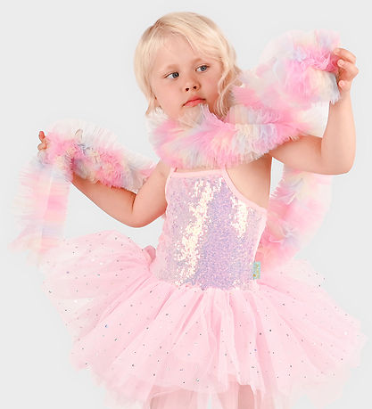 Den Goda Fen Udklædning - Boa - Rainbow