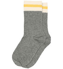 MP Strømper - Rib - Valde - Grey Melange