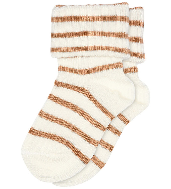 MP Strømper - Viskose/Bambus - Rib - Kallie - Apple Cinnamon