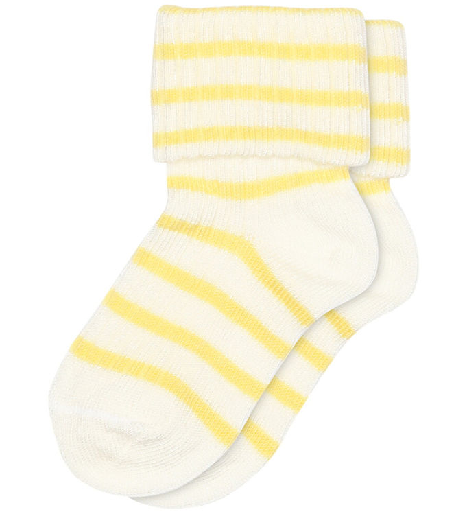 MP Strømper - Viskose/Bambus - Rib - Kallie - Pineapple Slice