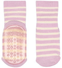 MP Strømper - Frotté - Anti-Slip - Eli -  Lupine m. Striber