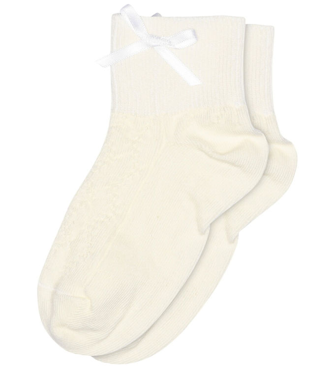 MP Strømper - Una - Snow White m. Hulmønster