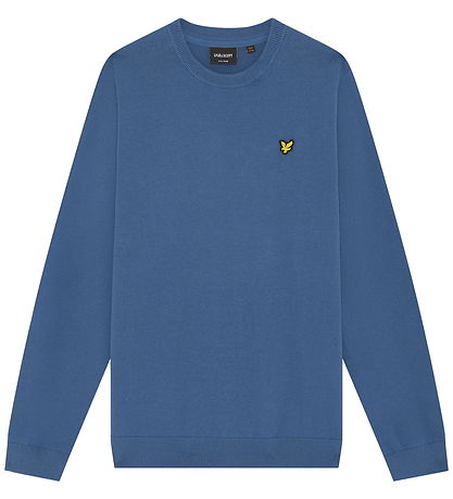 Lyle & Scott Bluse - Strik - Dark Cornflower