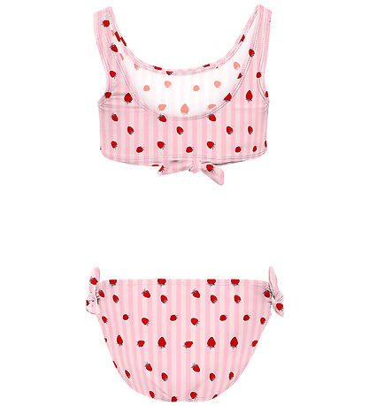 Kids Only Bikini - KogBeach - Romance Rose/Strawberry Stripe