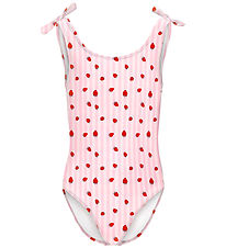 Kids Only Badedragt - KogBeach - Romance Rose/Strawberry Stripe